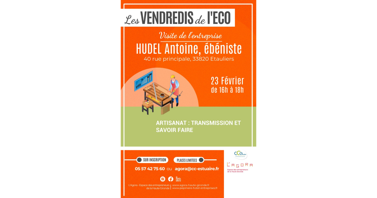 vendredi de l'éco : ébénisterie HUDEL